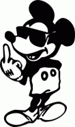 Mickey-Mouse-finger