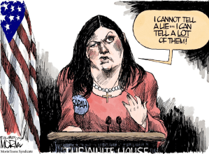 Sarah Huckabee Cartoon